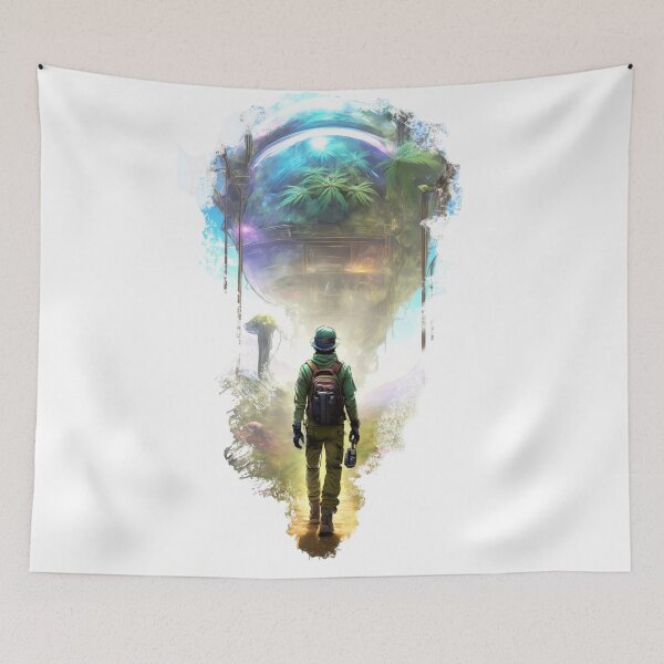 Item preview, A Man Stumbling Across A Bio Dome of Marijuana - The Last Pot designed and sold by wojysmokes.