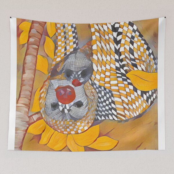 Item preview, Abstract Jungle Mother Sloth with Baby v3 designed and sold by Douglas Walker.