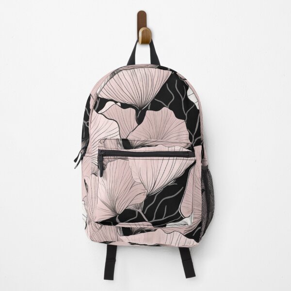 Item preview, monochrome pale pink leaves designed and sold by AvotArt.