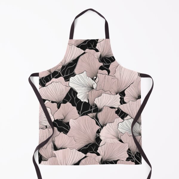 Item preview, monochrome pale pink leaves designed and sold by AvotArt.