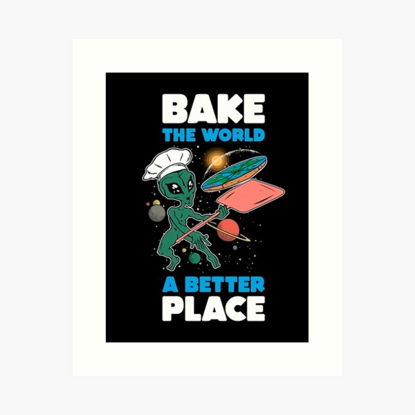 Item preview, Bake the world designed and sold by fitzcarraldoink.