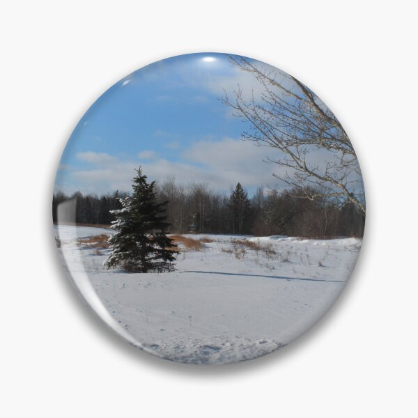 Item preview, Winter snowy country farmland  landscape phptpgraphy designed and sold by naturematters.