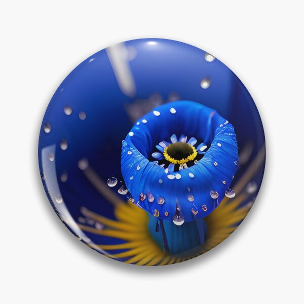 Item preview, blue flower designed and sold by Jean-François Dupuis.