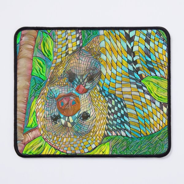 Item preview, Abstract Jungle Mother Sloth with Baby v4 designed and sold by Douglas Walker.