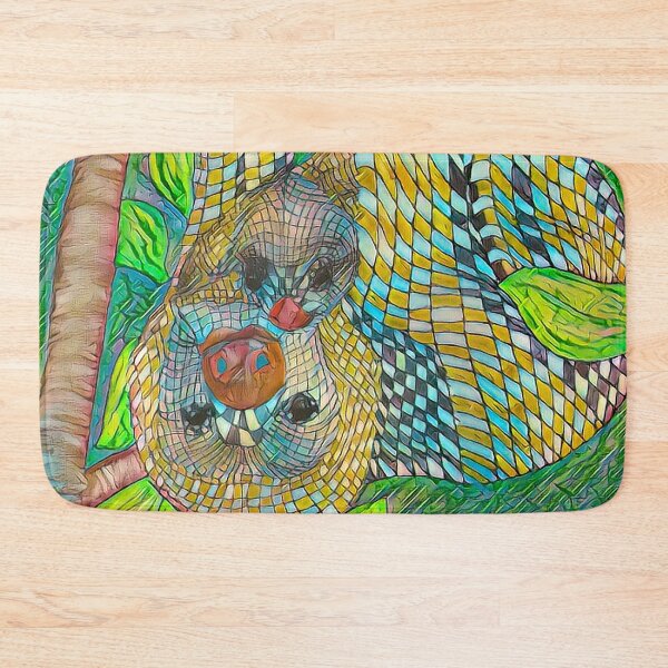 Item preview, Abstract Jungle Mother Sloth with Baby v4 designed and sold by Douglas Walker.