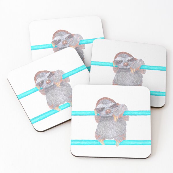 Item preview, Abstract Jungle Baby Sloth v1 designed and sold by Douglas Walker.