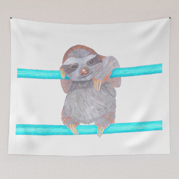 Item preview, Abstract Jungle Baby Sloth v1 designed and sold by Douglas Walker.