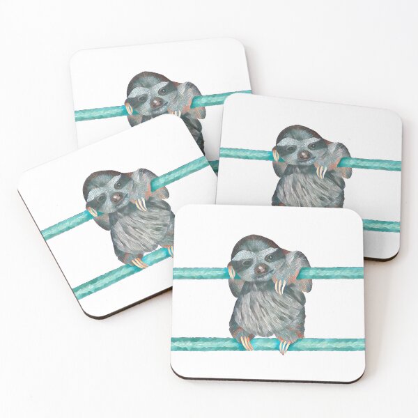 Item preview, Abstract Jungle Baby Sloth v2 designed and sold by Douglas Walker.