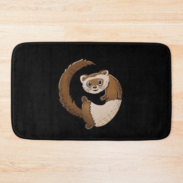 Item preview, Cute Chocolate Ferret Illustration designed and sold by SubtleSplit.