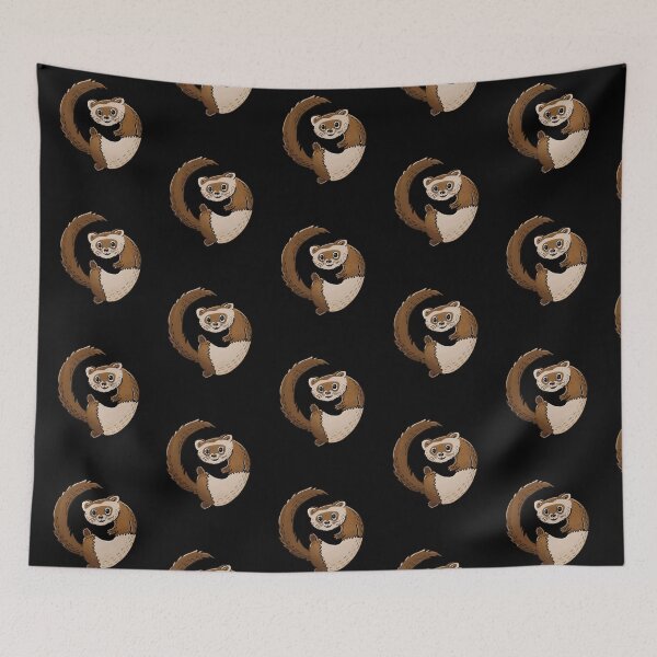 Item preview, Cute Chocolate Ferret Illustration designed and sold by SubtleSplit.