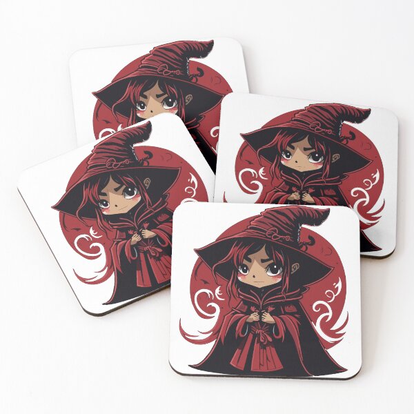 Item preview, cute red witch girl, dark magician girl designed and sold by wachasoul.