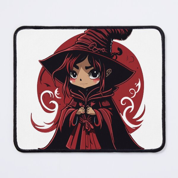 Item preview, cute red witch girl, dark magician girl designed and sold by wachasoul.