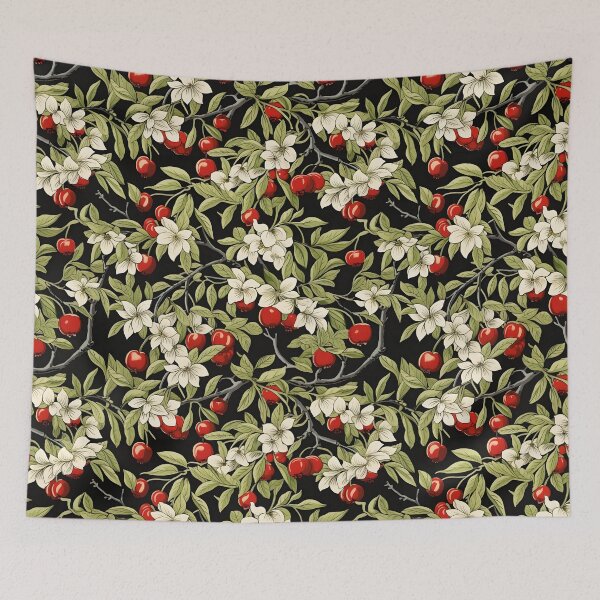 Item preview, “Autumn's Delight: The Apple Tree Serenade”— Apple Picking September, Fall Apple Harvest,  Early Fall Flowers, Apple Autumn Design, Seamless Pattern designed and sold by ignasirus.