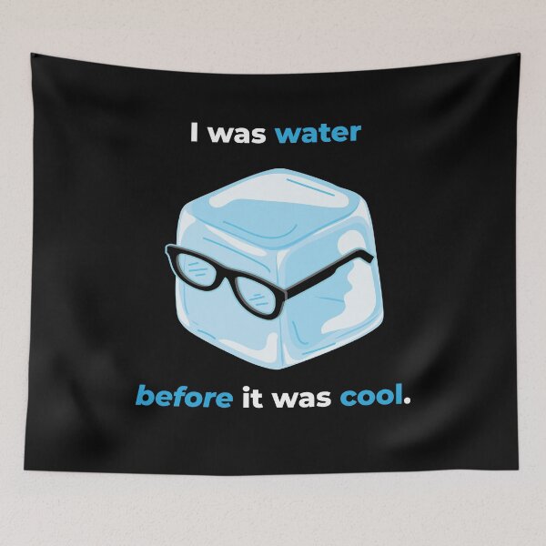 Item preview, Ice Cube I Was Water Summer Ice Drink designed and sold by MooonTees.