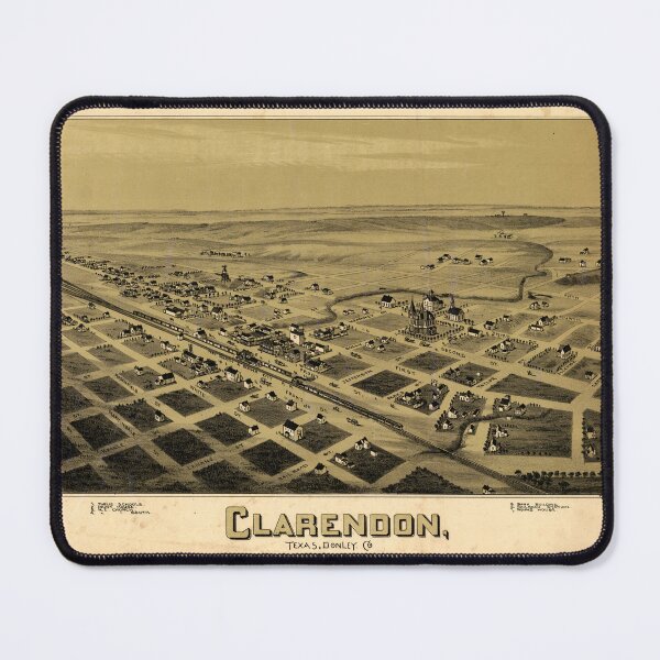 Item preview, Clarendon, Texas (1890) designed and sold by allhistory.