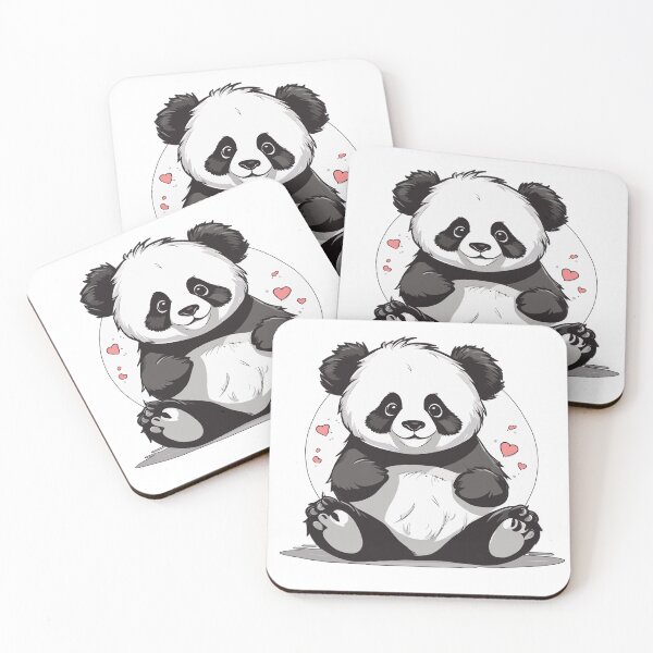 Item preview, Cute panda in love designed and sold by Nemosis.