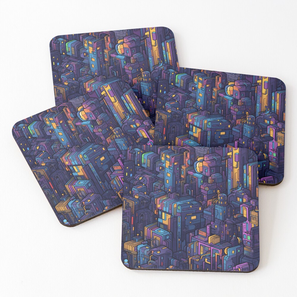 Item preview, Coasters (Set of 4) designed and sold by CryptoTBrand.