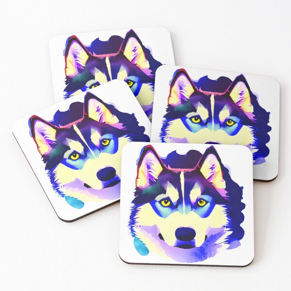 Item preview, Sweet Siberian Husky Watercolor designed and sold by TereniaBP.
