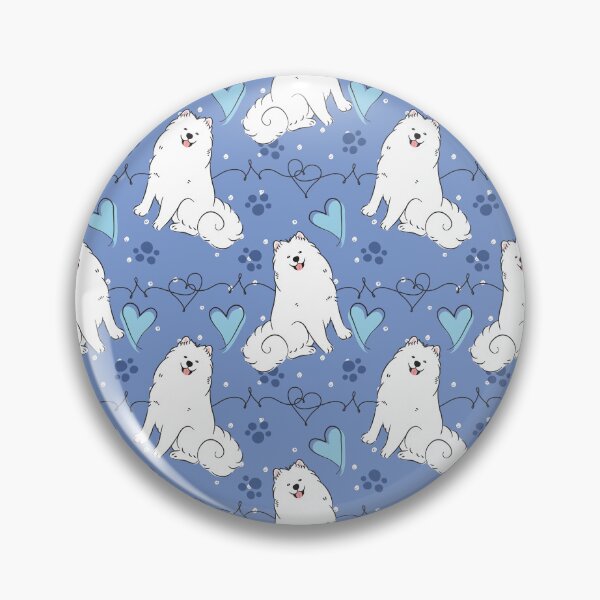 Item preview, Cute Samoyed Dog with Heart designed and sold by Lulupainting.