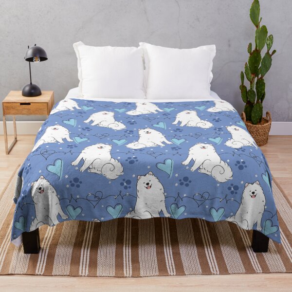 Item preview, Cute Samoyed Dog with Heart designed and sold by Lulupainting.