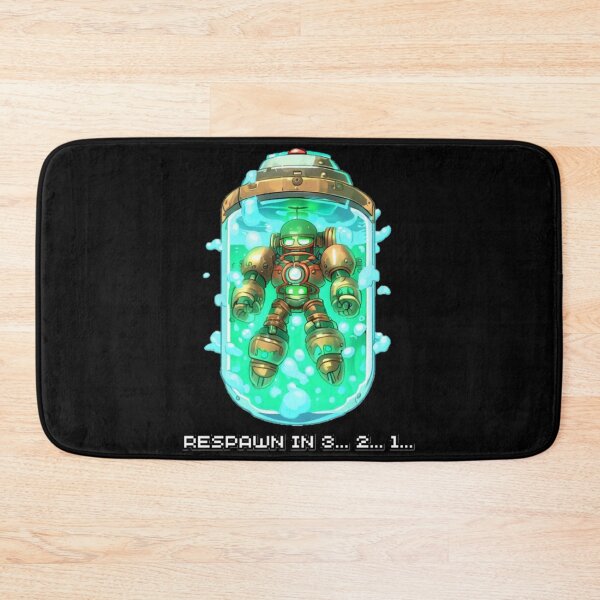 Item preview, Gamer Quote: Respawn In 3... 2... 1..., Robot In Capsule designed and sold by OB Print.