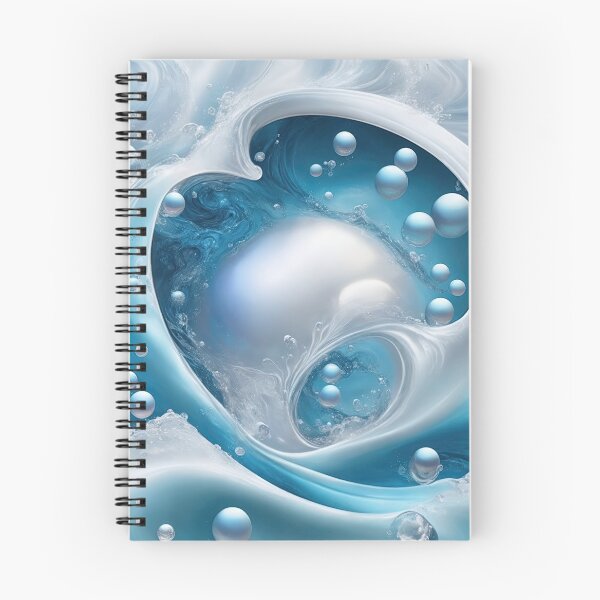 Item preview, Curvy swirl of pearls designed and sold by ArtyBuys.