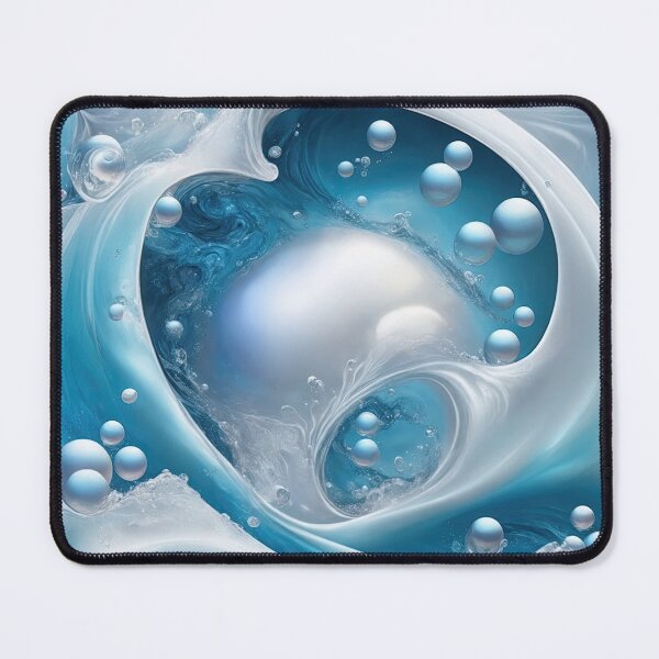 Item preview, Curvy swirl of pearls designed and sold by ArtyBuys.