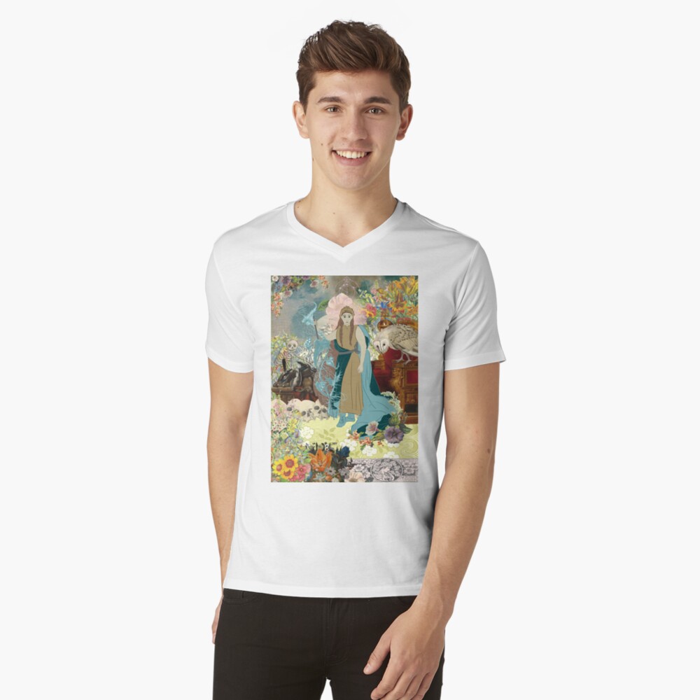 Item preview, V-Neck T-Shirt designed and sold by astroauroran.