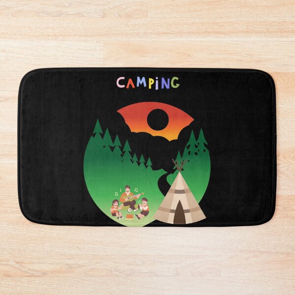 Item preview, Real Camping,Rest With Nature,Funny Gift. designed and sold by your-t-shirts55.