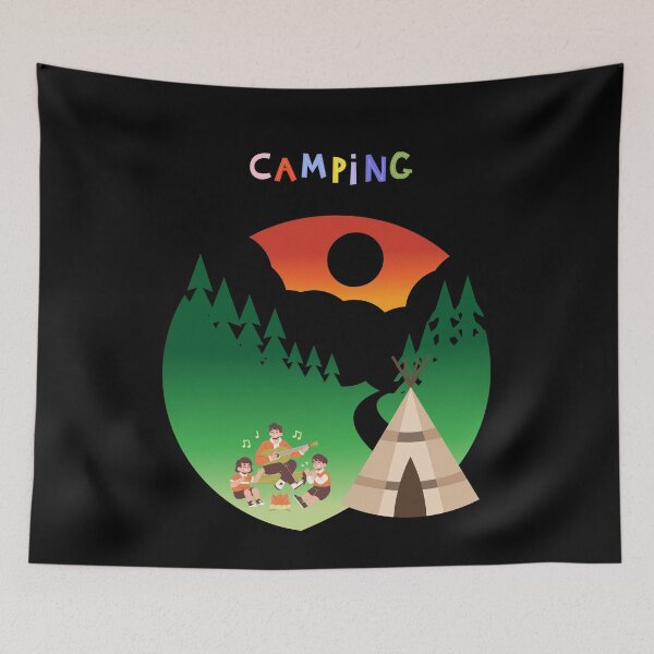 Item preview, Real Camping,Rest With Nature,Funny Gift. designed and sold by your-t-shirts55.