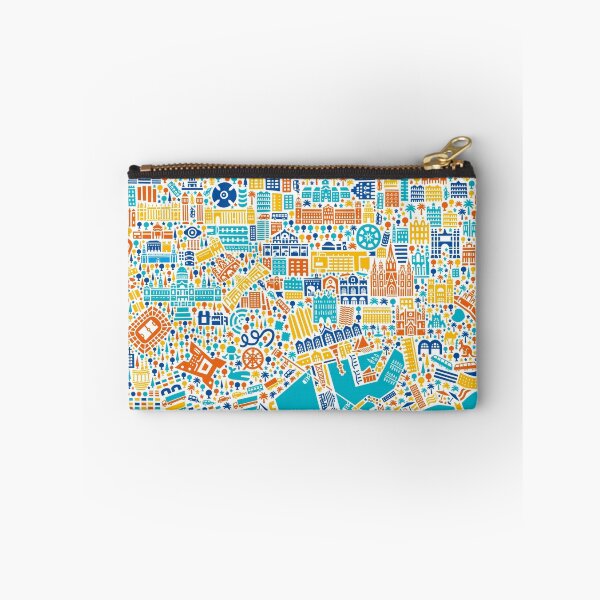 Item preview, Barcelona City Map Poster designed and sold by Vianina.