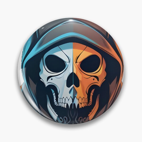 Item preview, Skeleton skull with hood designed and sold by BearsAndSkulls.