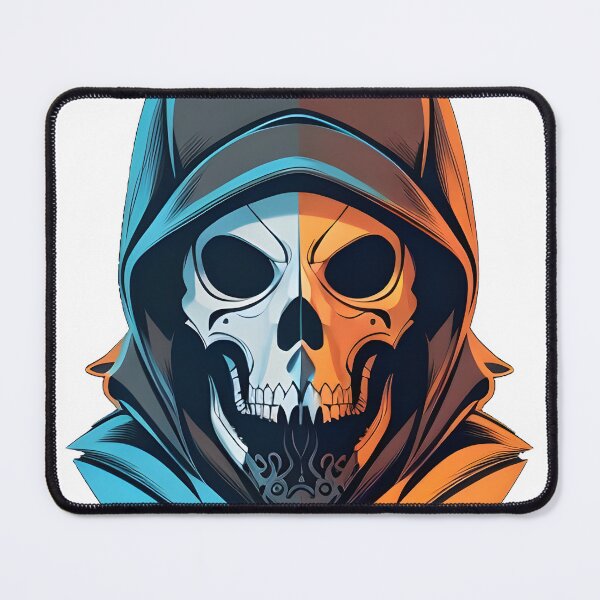Item preview, Skeleton skull with hood designed and sold by BearsAndSkulls.