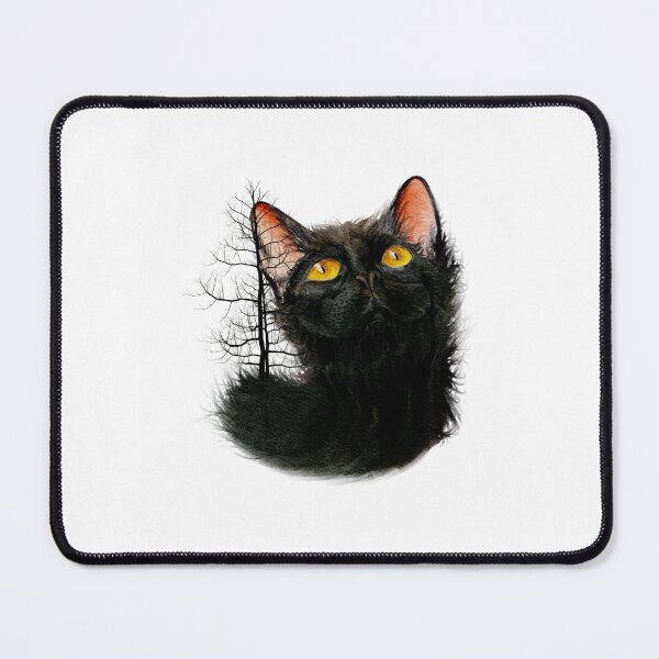 Item preview, Black dark Cat nature cat chat kitten pet meow fur claw feline kittens black love kitty designed and sold by Redkaone.
