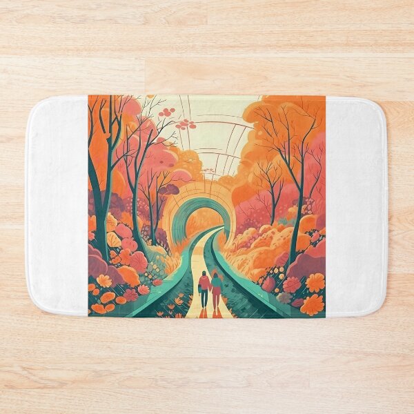 Item preview, Colourful Tunnel of Love, Ukraine illustration designed and sold by KristinaNEL.