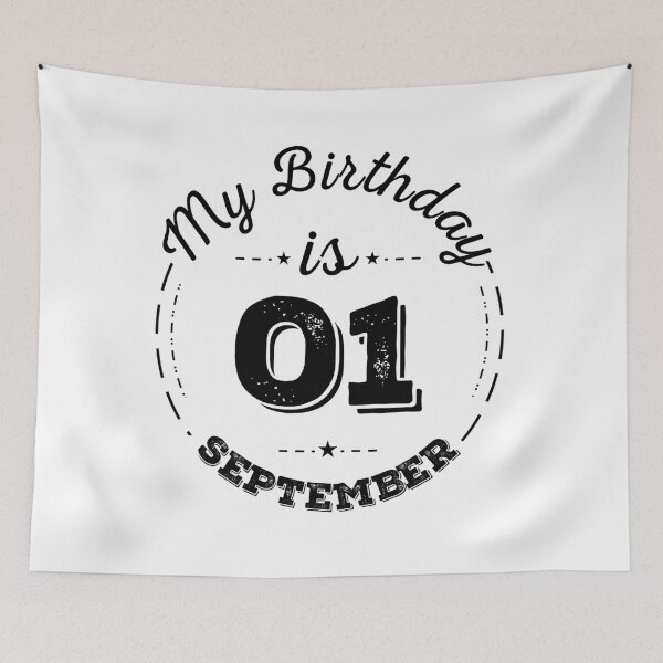Item preview, my birthday is 01 september designed and sold by fatrin99.