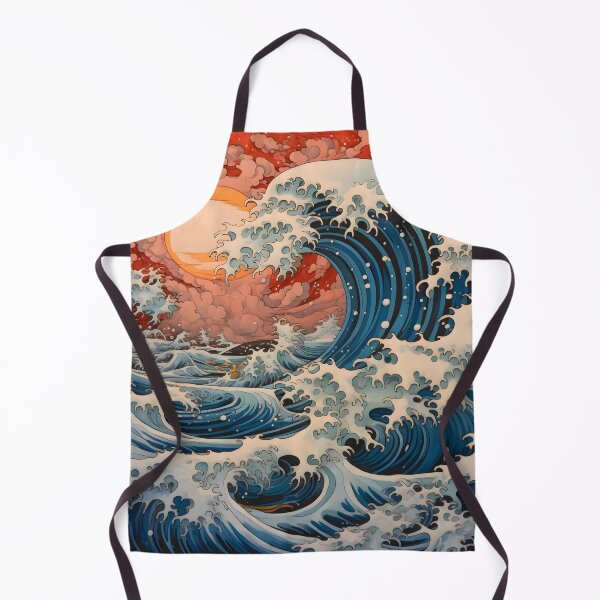 Item preview, Blue/Red/Orange Traditional Finger Waves designed and sold by dcrc.