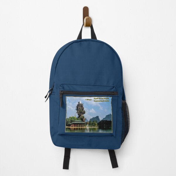 Item preview, A Stupa : Kyauk Ka Lat Pagoda Travel and Tourism Print designed and sold by posterbobs.