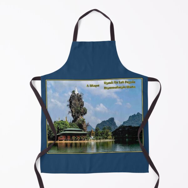 Item preview, A Stupa : Kyauk Ka Lat Pagoda Travel and Tourism Print designed and sold by posterbobs.