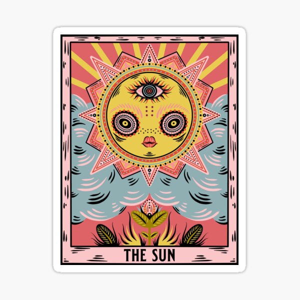 Item preview, The Sun Tarot Card designed and sold by Chloë Ella Urbanczyk.