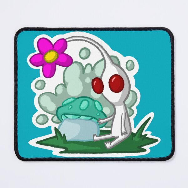 Item preview, White Pikmin W mushroom bud designed and sold by ThinkinLikeJack.