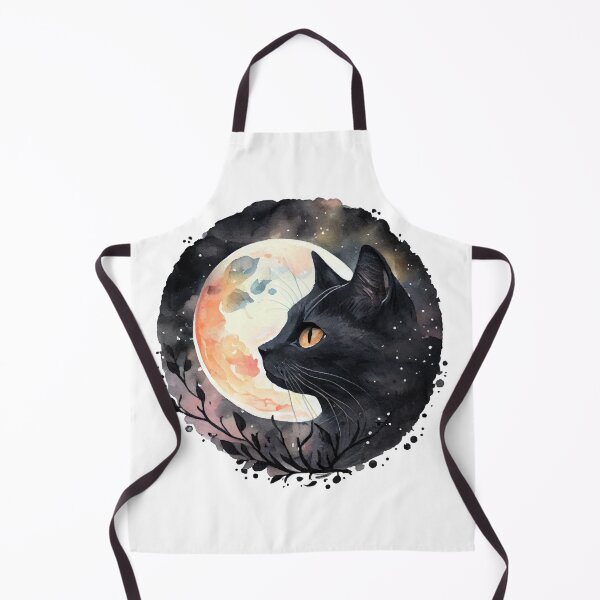 Item preview, Dark Cat Moon kitten pet meow feline kittens black love kitty Shadows designed and sold by Redkaone.