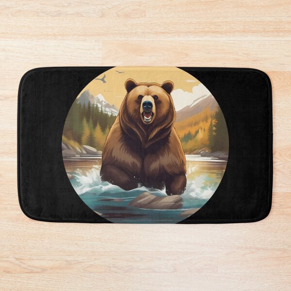 Item preview, Incredible Grizzly Bear Art designed and sold by AbsoluteA.