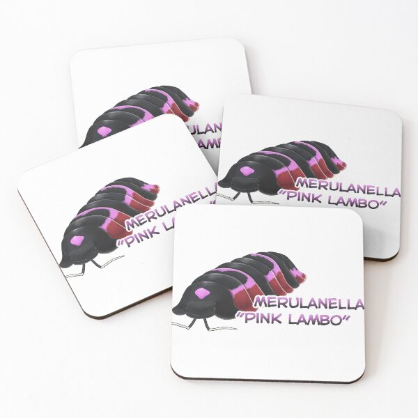 Item preview, Merulanella "Pink Lambo" name tag designed and sold by Pods-n-Pugs.