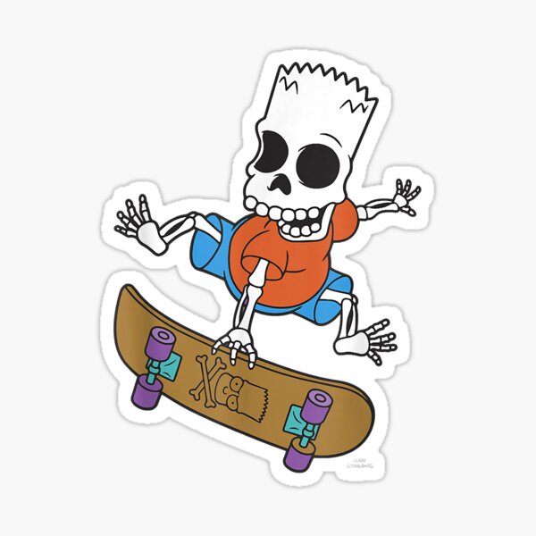 Item preview, He Simpsons Reehouse Of Horror Halloween Bart Skeleton V2  designed and sold by DianeGibbs.