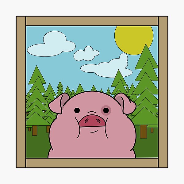 Item preview, Pig in the forest designed and sold by BBondar.