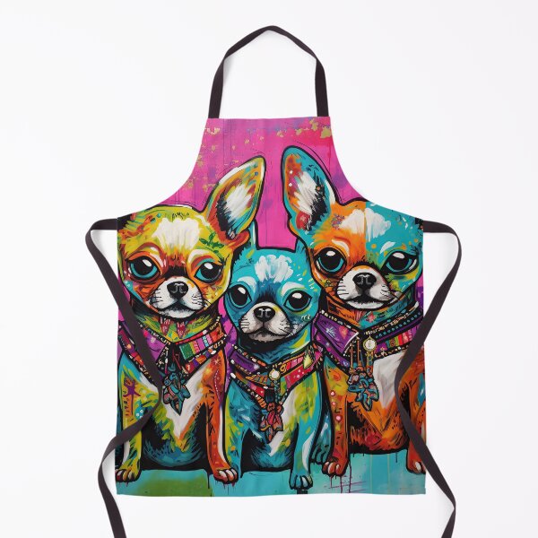 Item preview, Colorful Chihuahua Portraits designed and sold by Ivan Guaderrama.