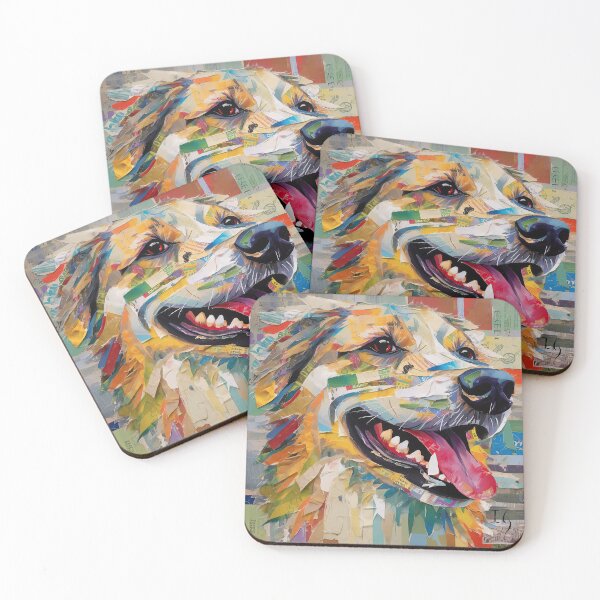 Item preview,  Golden Retriever Paper Joy designed and sold by Ivan  Guaderrama.