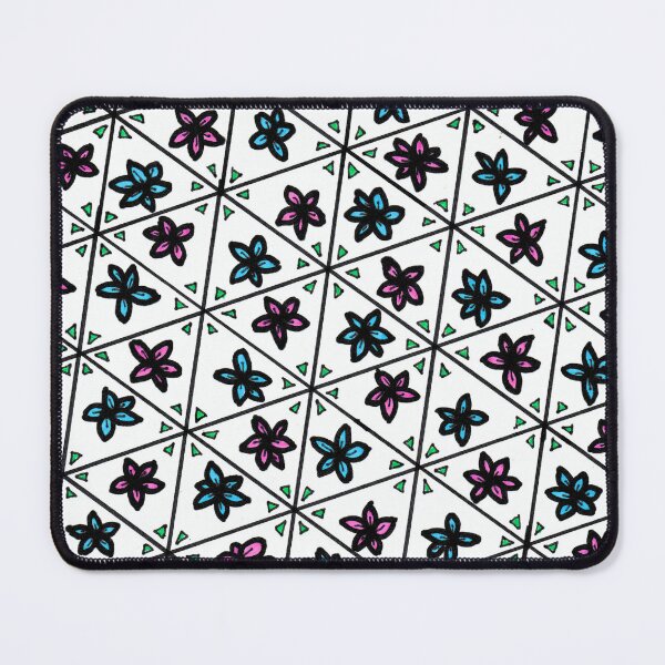 Item preview, Geometric Floral Pattern-Triangles designed and sold by foundunbound.
