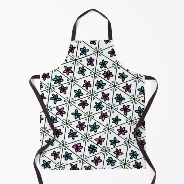 Item preview, Geometric Floral Pattern-Triangles designed and sold by foundunbound.